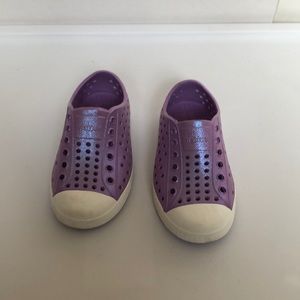 Native Purple Toddler Shoes